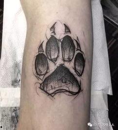 欧美几何熊纹身图片,时尚与个性的完美融合